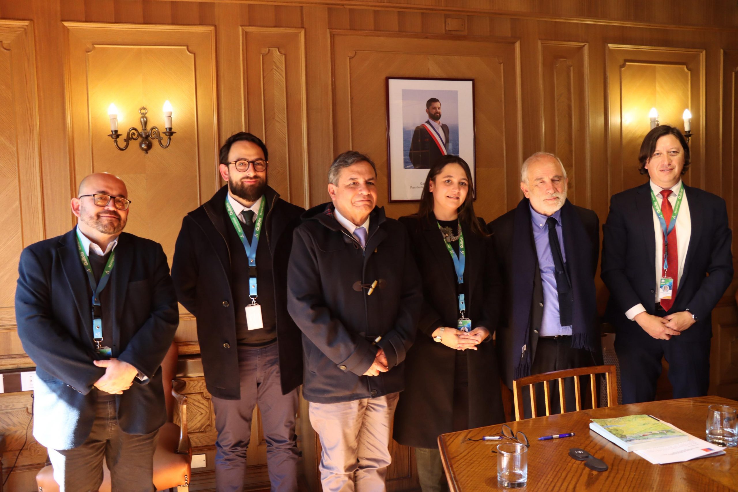 Reunión alcalde Luis Mella con ministro Montes
