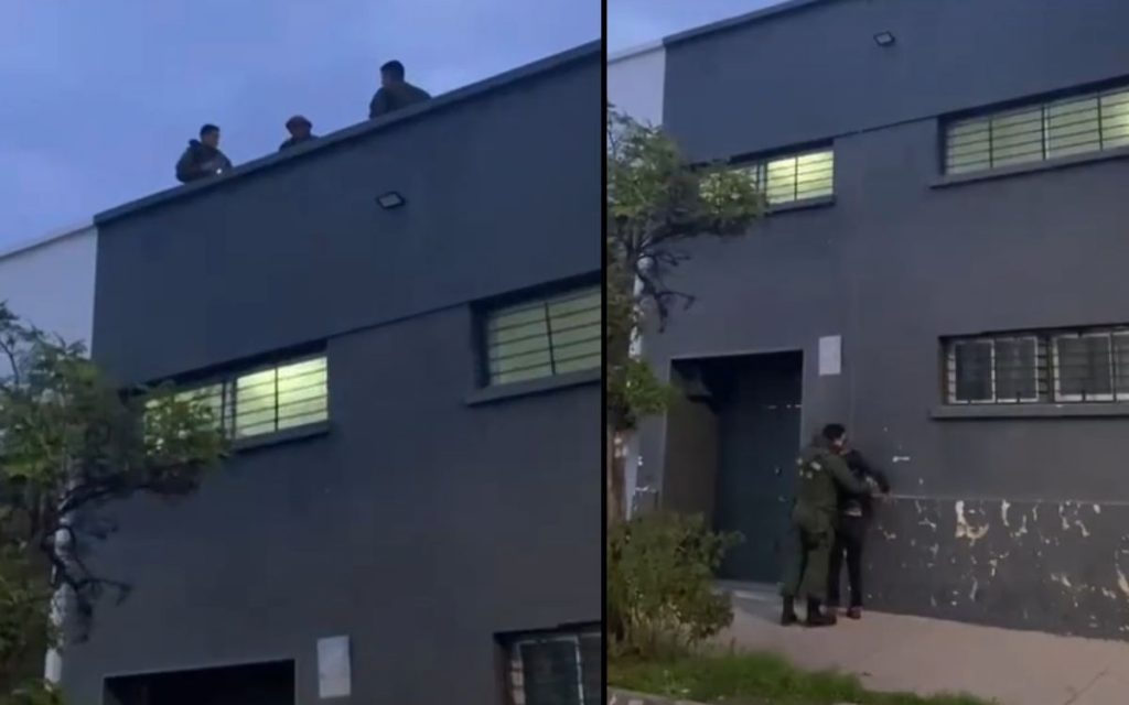 [VIDEO] Capturan a ladrón que intentó huir subiendo a techo en Quillota