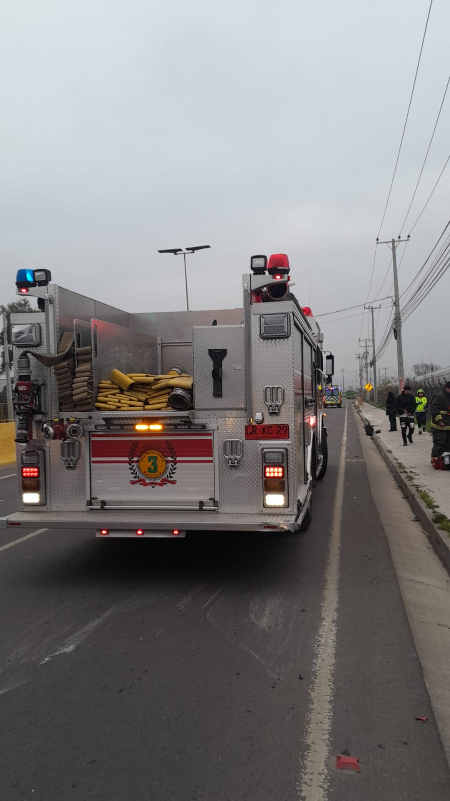 Accidente en el camino Troncal San Pedro deja lesionados