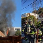 En Quillota equipos de emergencia combaten incendio en casa