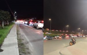 Congestión vehicular de varios kilómetros por obras en la autopista Los Andes