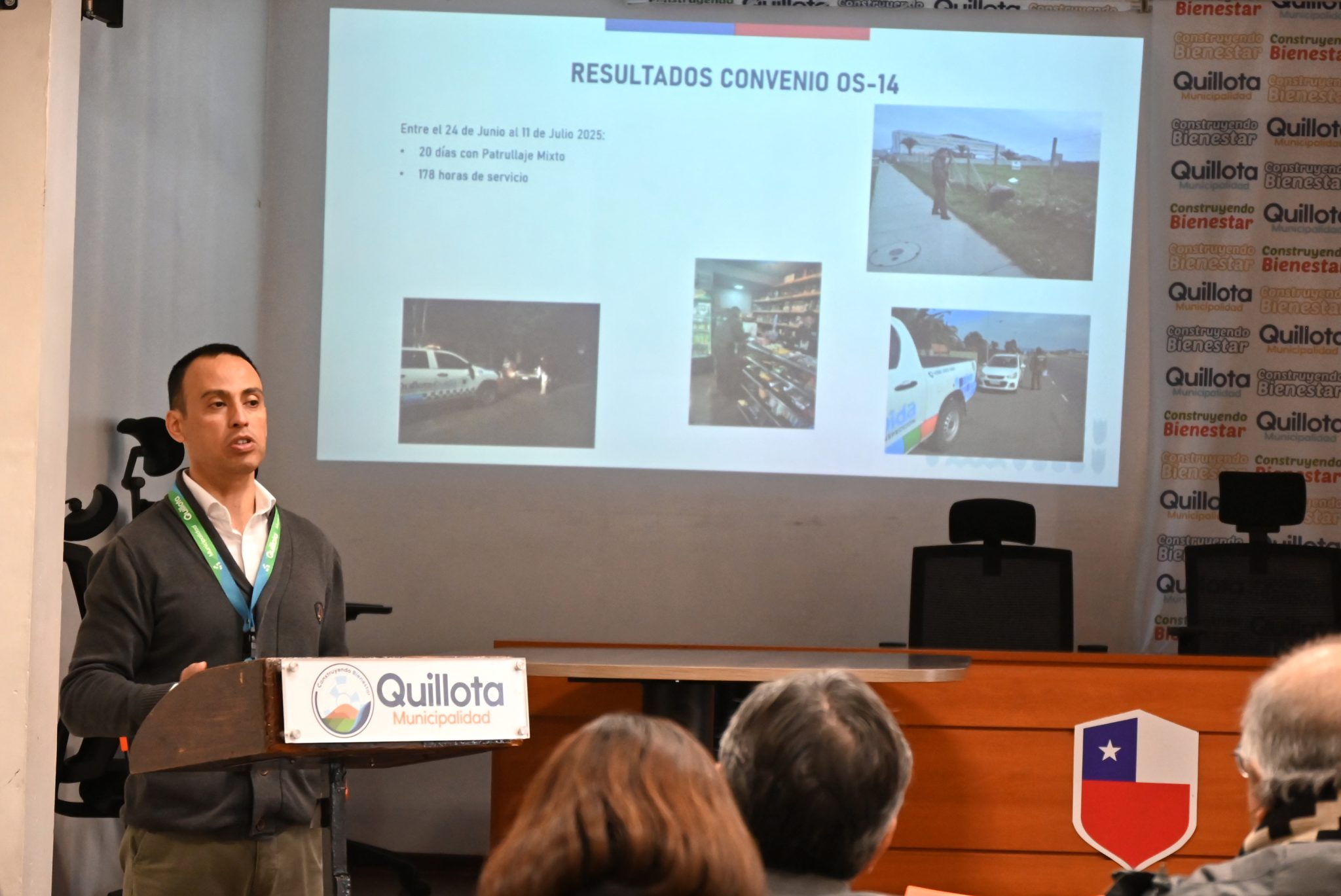 Rodrigo Ortiz, director de Seguridad Pública Municipal puso en valor el trabajo colaborativo en la comuna junto a las policías y todos los actores de esta área en la comuna.