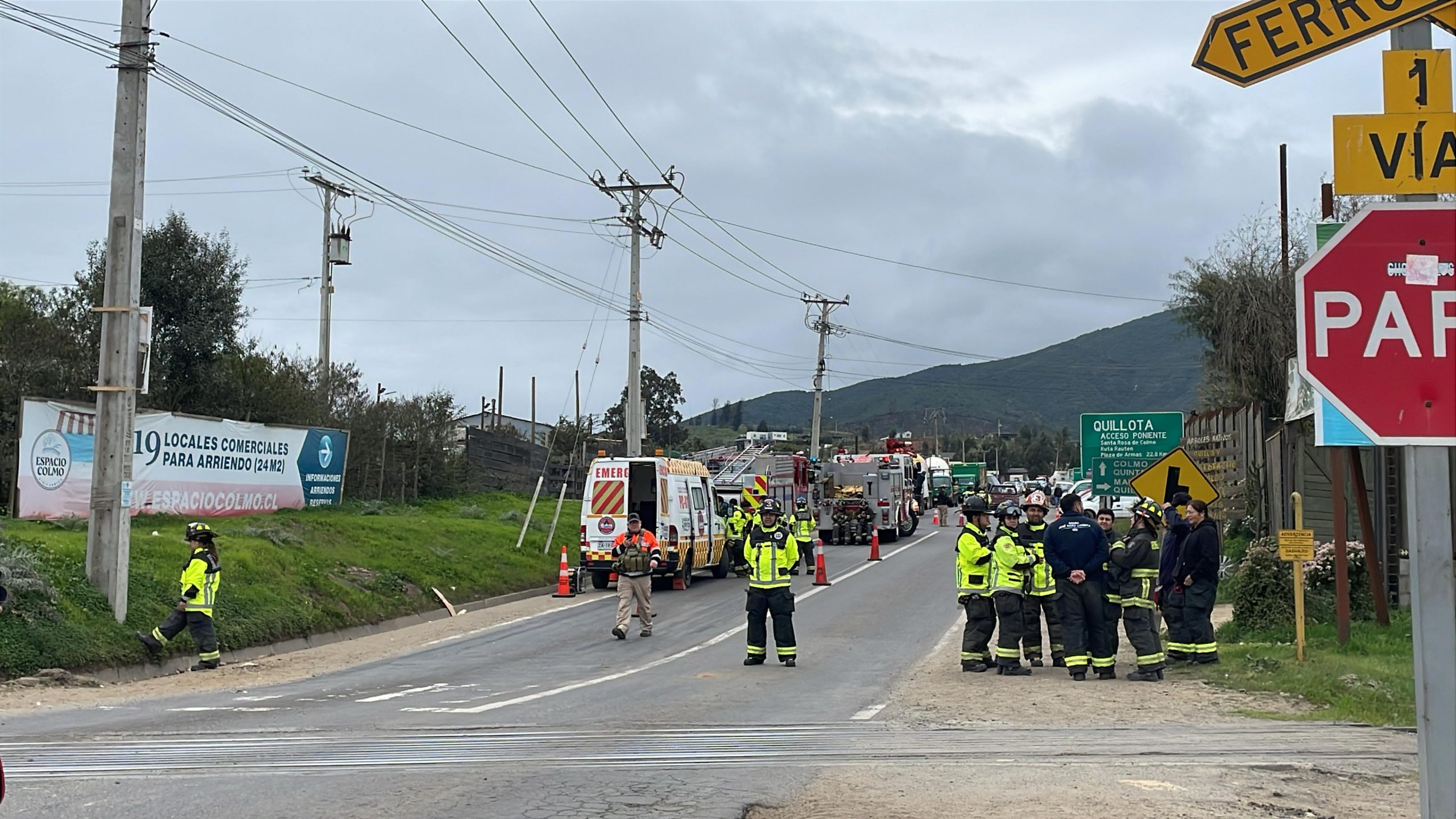 Hicieron evacuación preventiva en Santa Rosa de Colmo