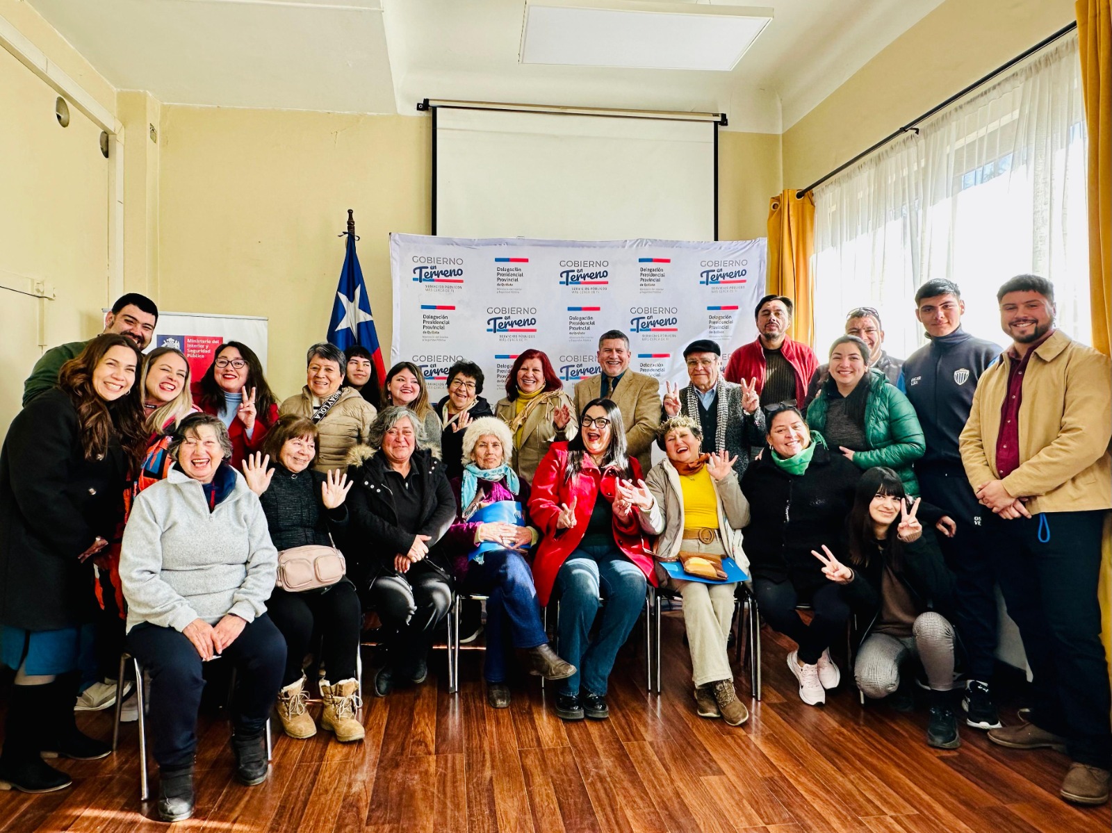 Dirigentes sociales y representantes comunitarios de la provincia participaron activamente en la Cuenta Pública Participativa 2025 de la Delegación Presidencial Provincial de Quillota.