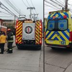 Quillota: Con dos ambulancias atendieron a adulto y niña que cayeron de bicicleta