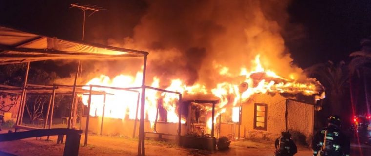 Quillota: Incendio en La Palma dejó una persona damnificada