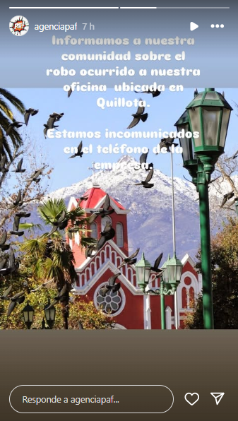 Robo local Quillota julio 2025