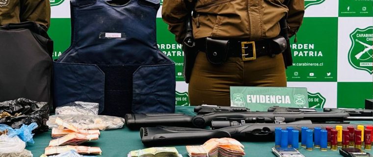 Esto halló Carabineros en masivo operativo antidrogas en La Calera