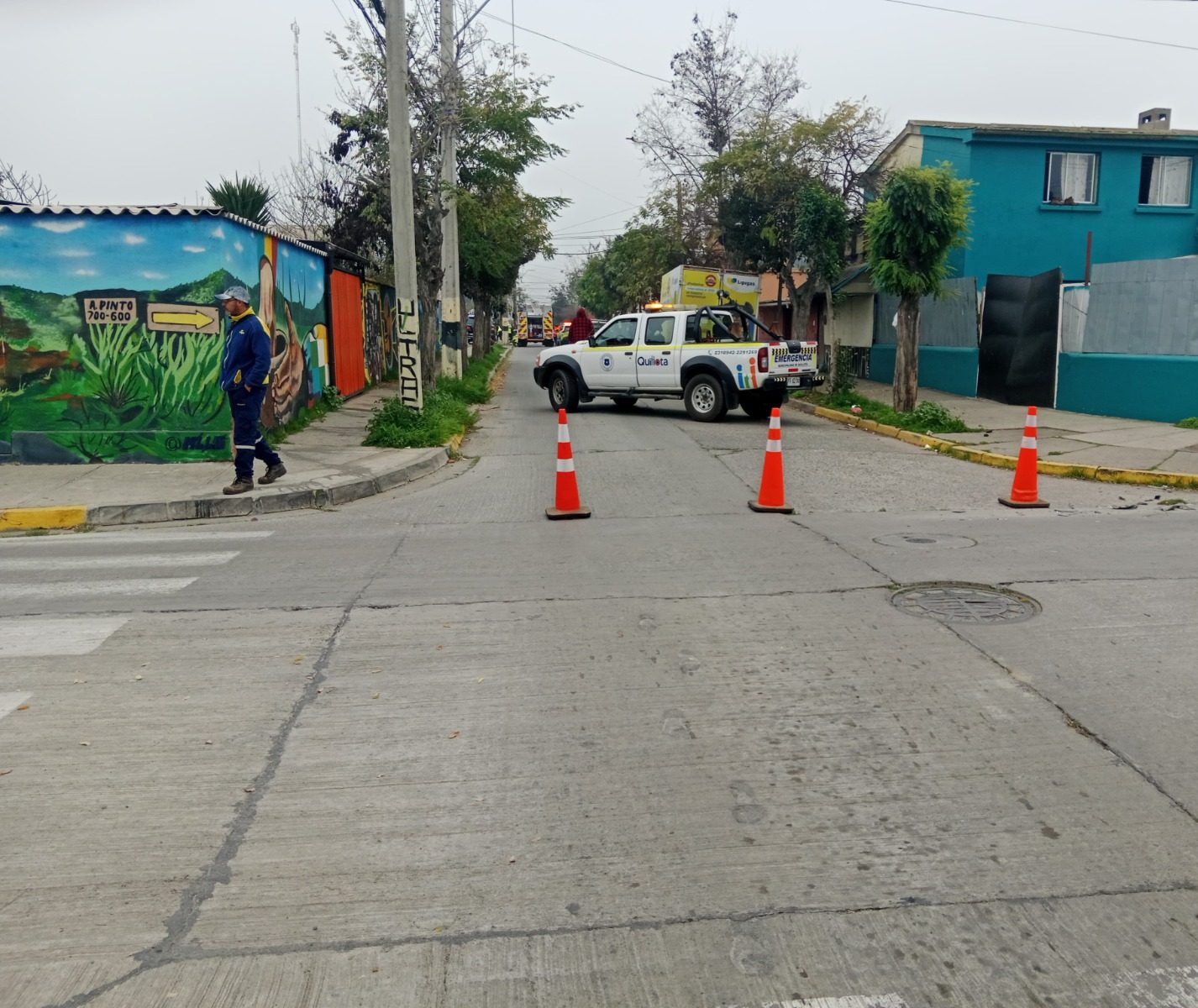 Trabajador sufrió accidente y fue aplastado por un camión en Quillota