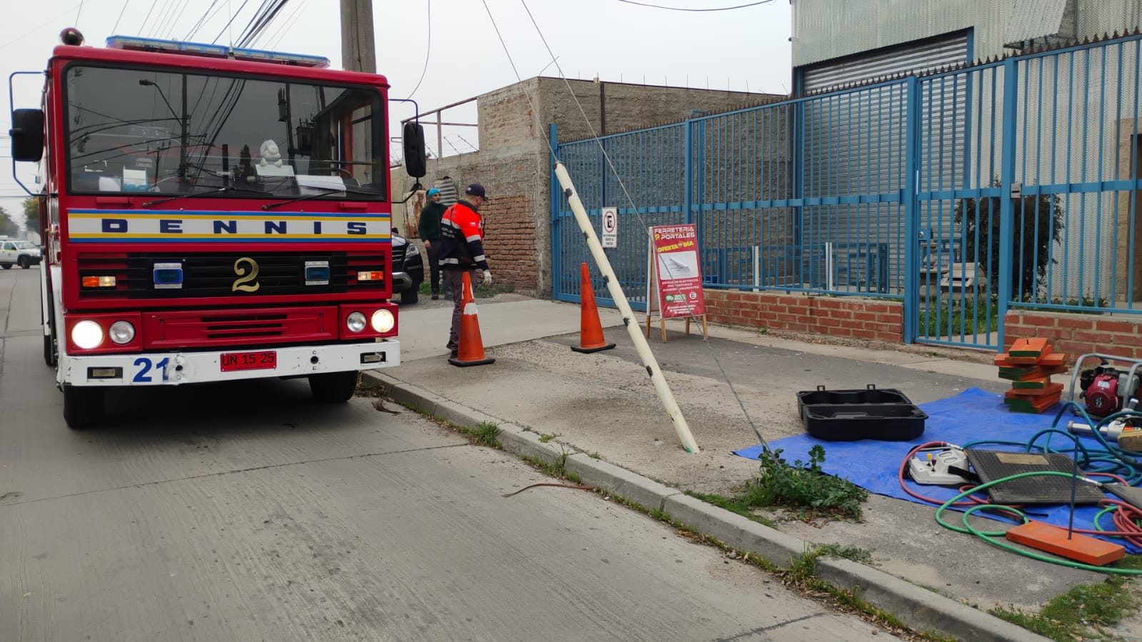 Trabajador sufrió accidente y fue aplastado por un camión en Quillota