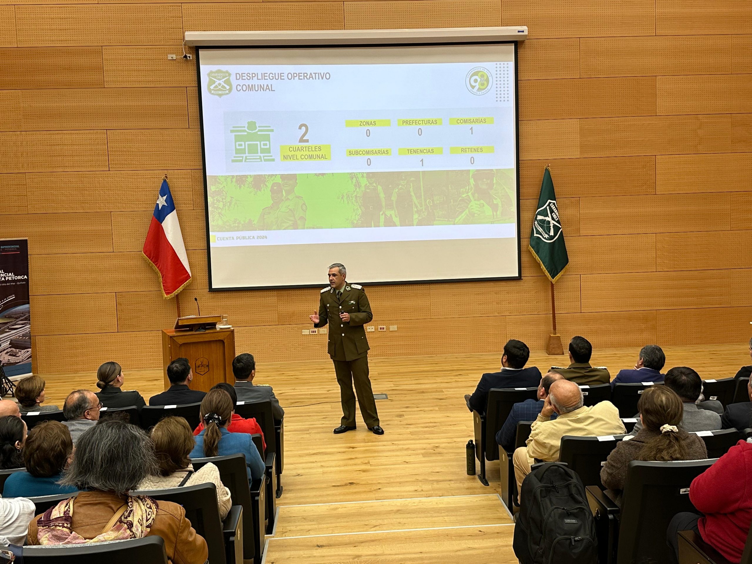 Carabineros de Quillota mostró resultados de su gestión 2024 en Cuenta Pública
