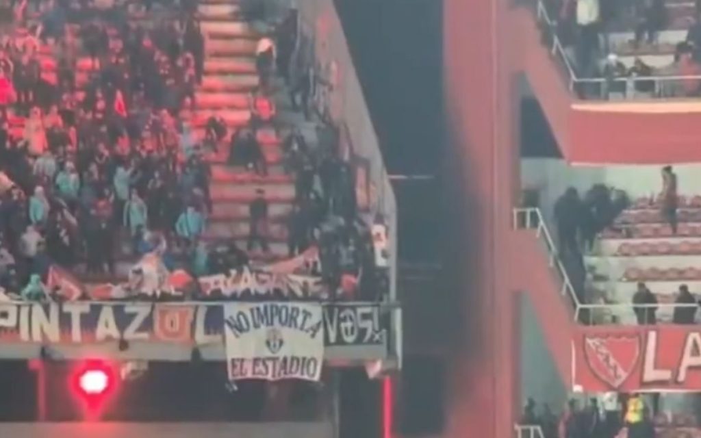 Calerano es el principal lesionado en violento encuentro entre la "U" e Independiente