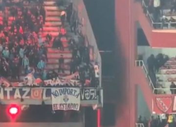 Calerano es el principal lesionado en violento encuentro entre la "U" e Independiente