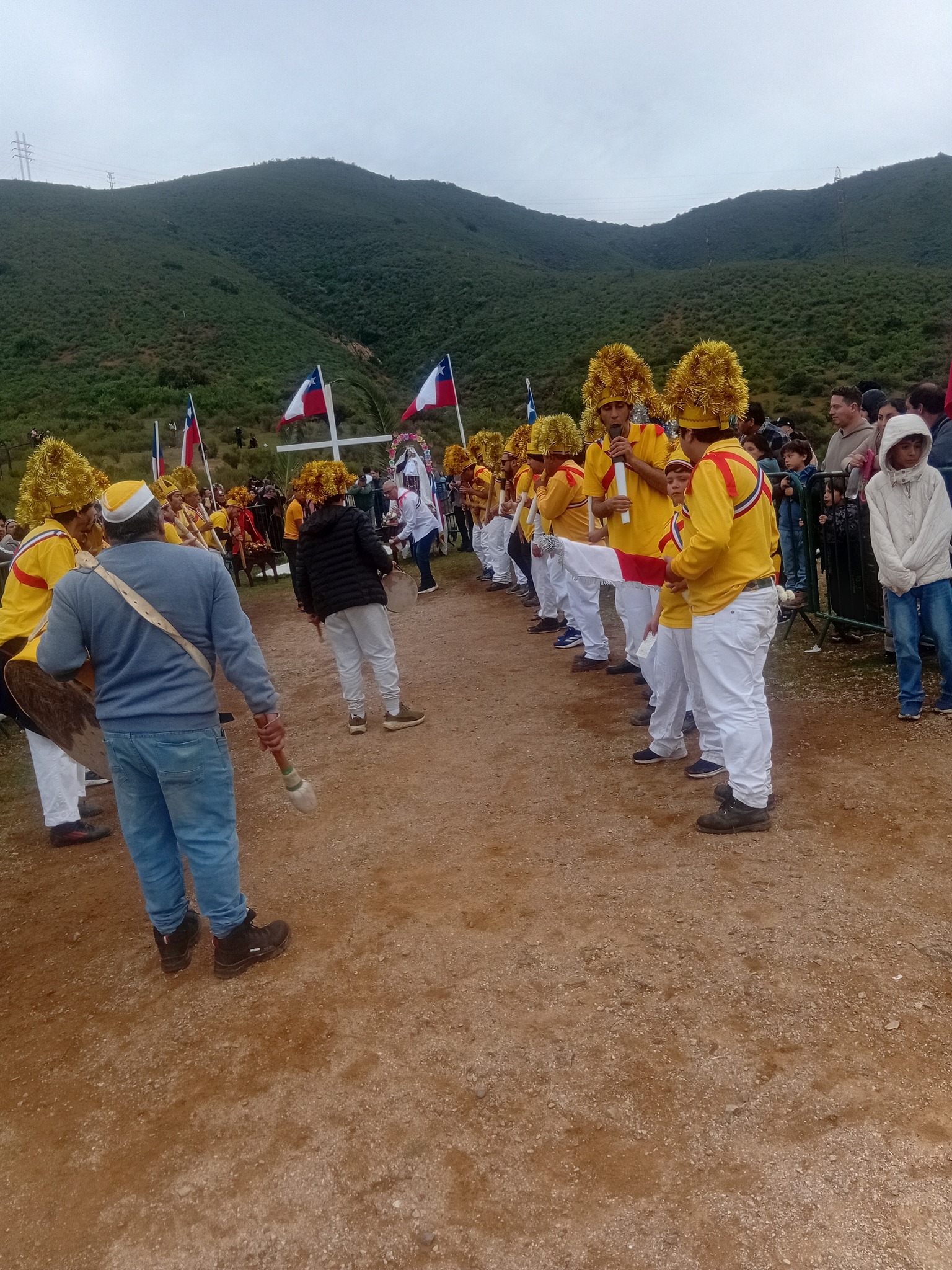 Con una gran presencia de público se hizo la Fiesta de la Virgen de Pachacamita