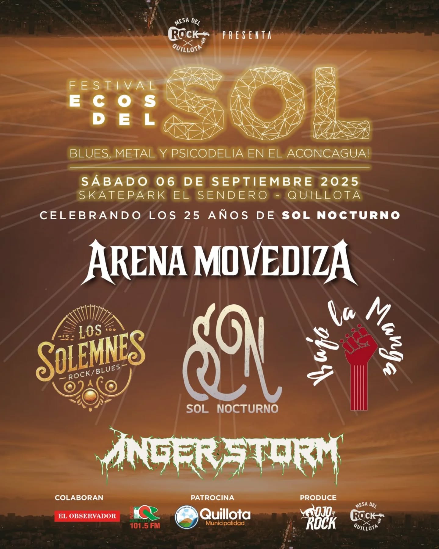 Este fin de semana realizan festival de rock, blues y metal en Quillota