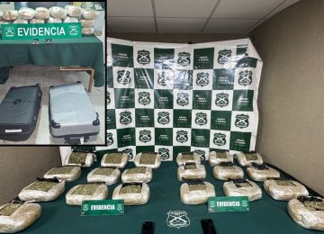 Hijuelas: Incautan casi 50 kilos de droga en controles a buses interprovinciales