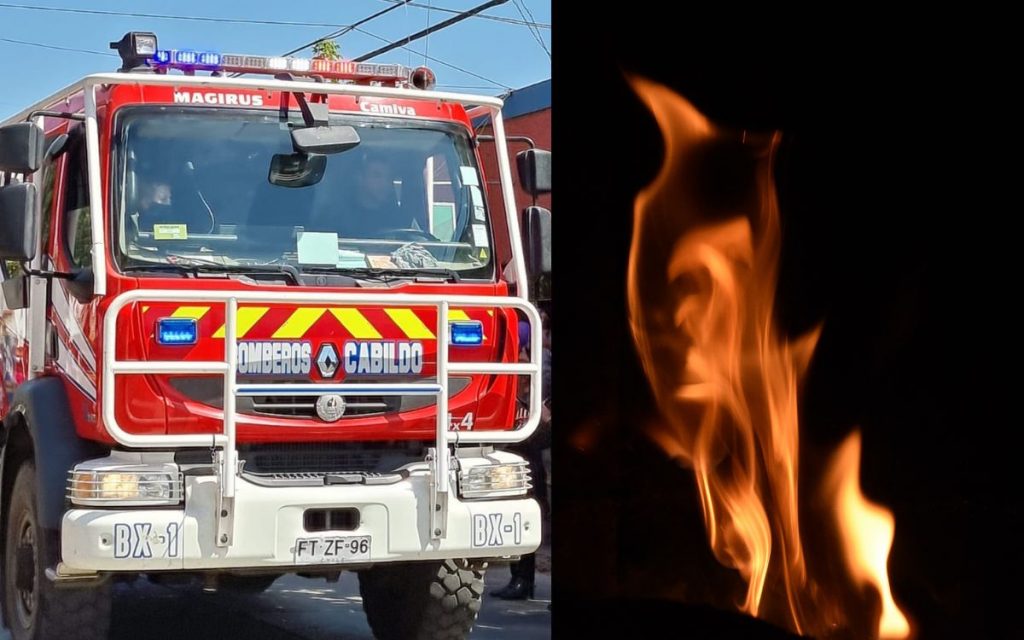 Incendio consumió por completo una vivienda en Cabildo