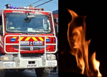 Incendio consumió por completo una vivienda en Cabildo