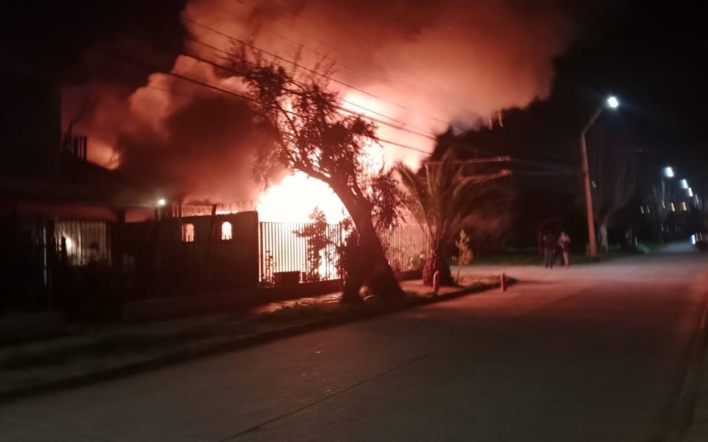 Incendio en El Melón dejó seis personas damnificadas
