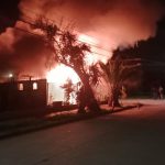 Incendio en El Melón dejó seis personas damnificadas