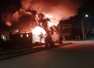 Incendio en El Melón dejó seis personas damnificadas