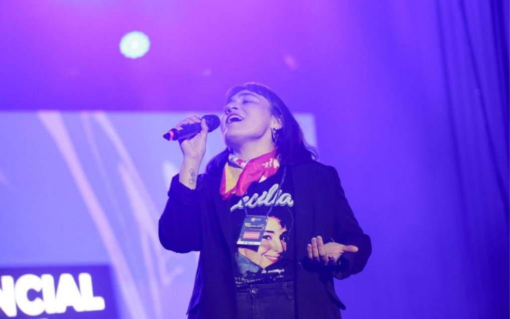 Camila Ramírez fue la ganadora del Festival Provincial de la Voz en La Calera