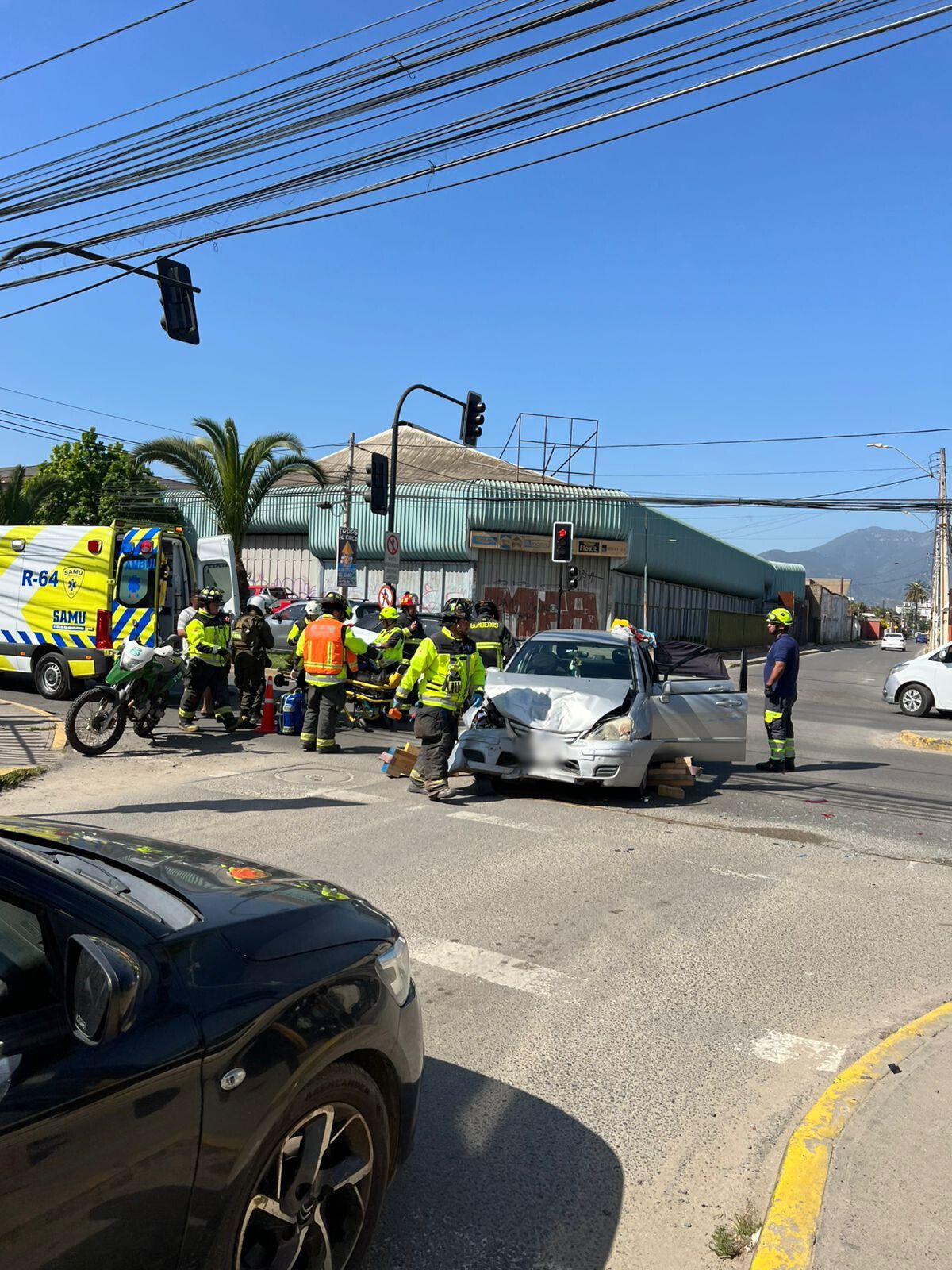 Colisión en Quillota deja una persona lesionada