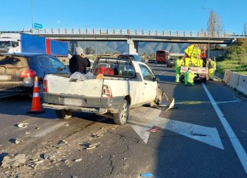 Colisión en el sector del Enlace El Olivo dejó un lesionado