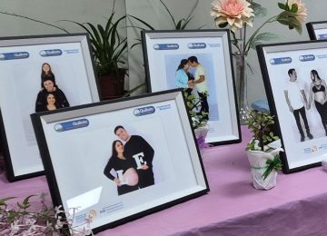 Con grabaciones de los latidos del bebé y sesiones de foto reciben a nuevos quillotanos