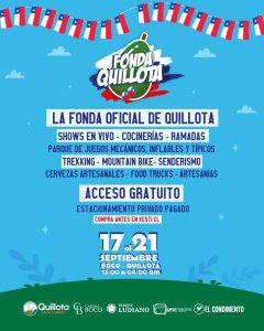 Fonda Oficial Quillota se realizará por cinco días con entrada liberada