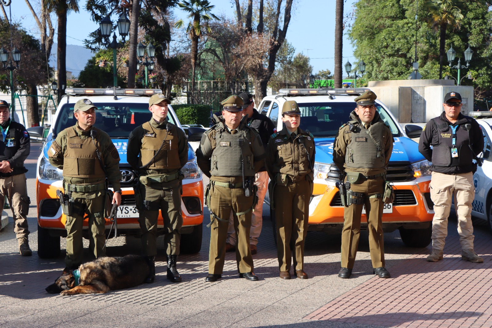 Quillota refuerza la seguridad con ocho móviles y tres drones para Fiestas Patrias