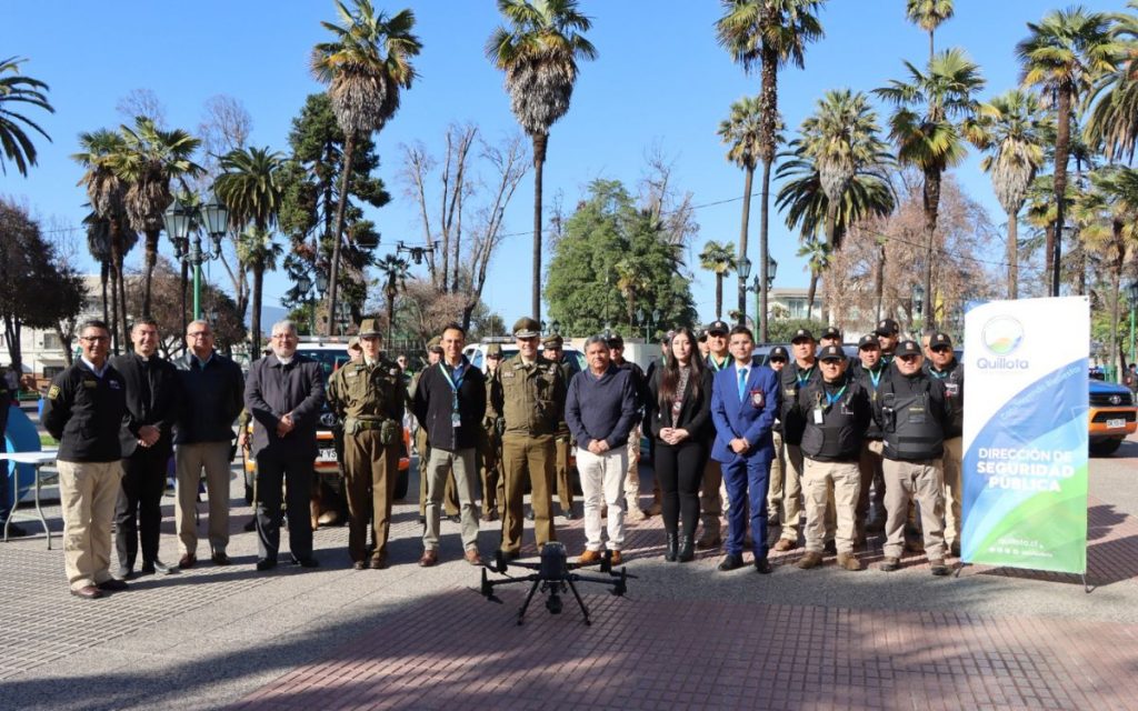 Quillota refuerza la seguridad con ocho móviles y tres drones para Fiestas Patrias