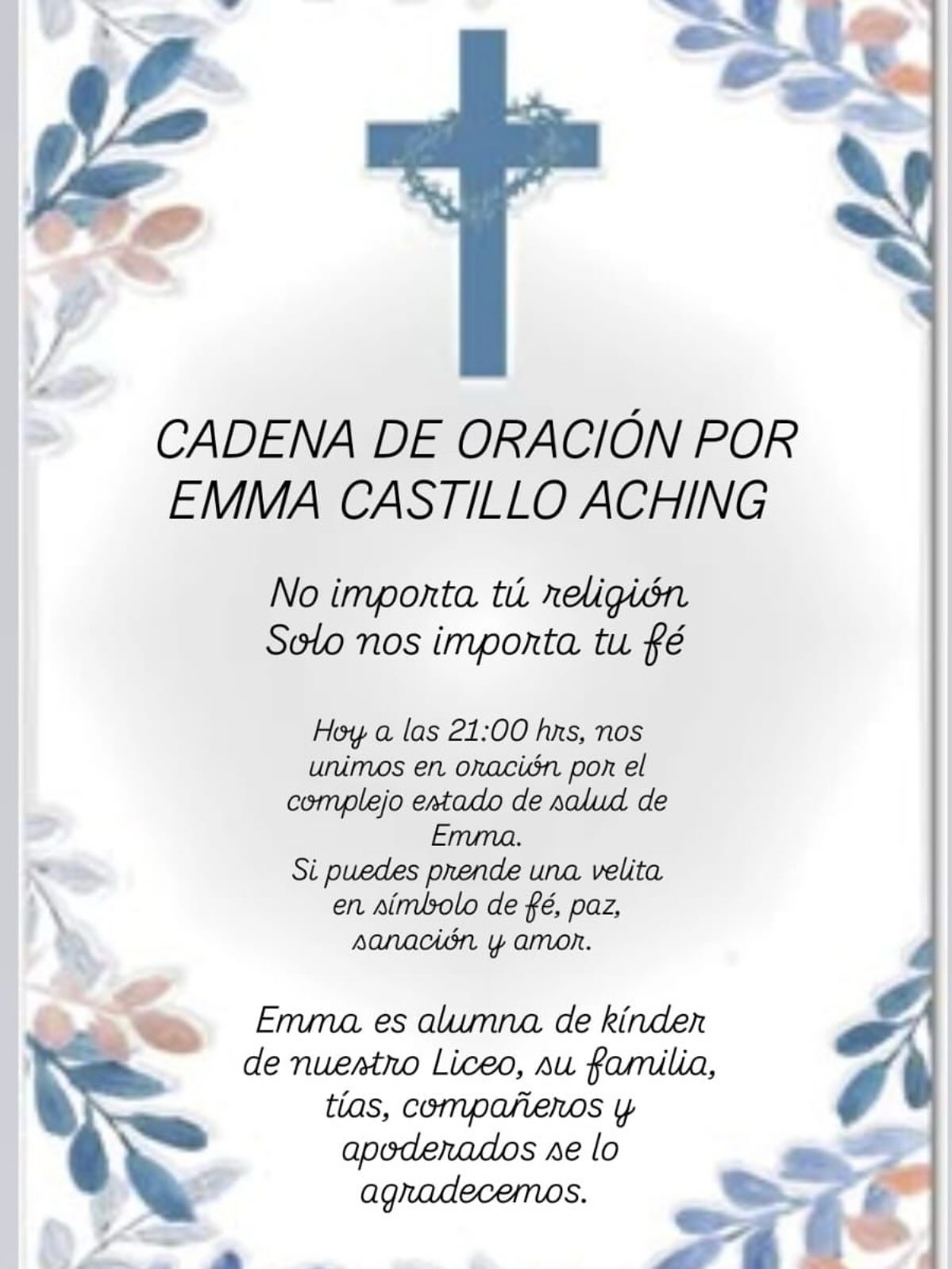 Cadena de oración por pequeña de La Calera