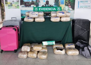 Chileno y boliviana cayeron con 52 kilos de droga en El Melón