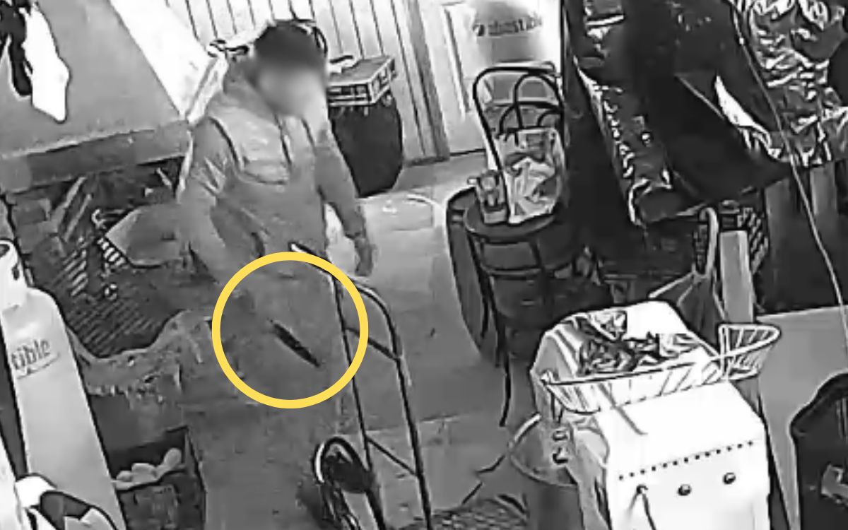Comerciante herido relata intento de robo en San Pedro Tenían un cuchillo de 20 centímetros