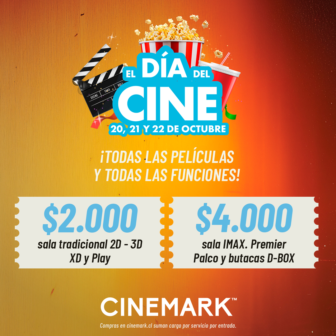 Día del Cine 2025 estas son las promociones de Cinemark