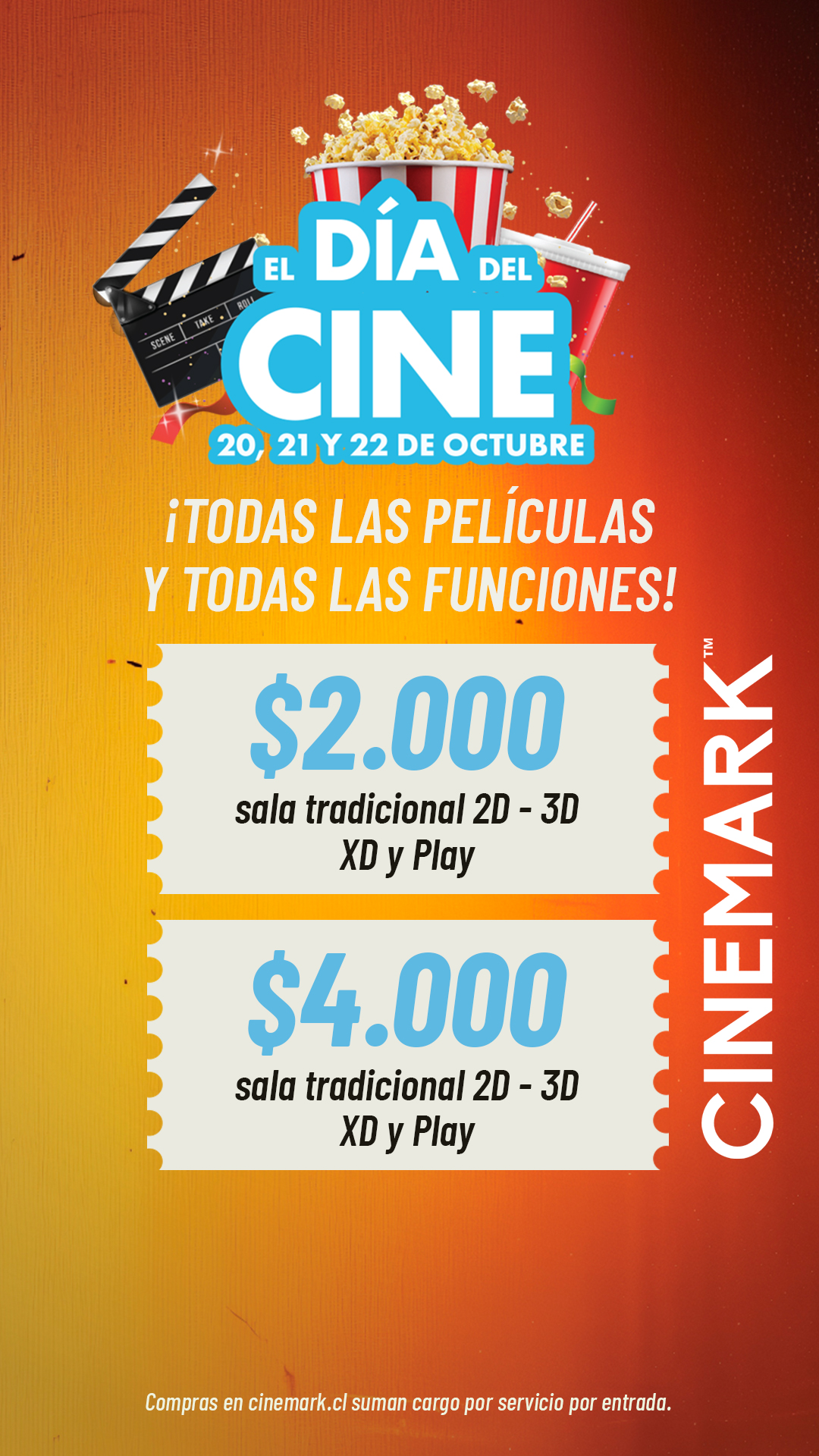Día del Cine 2025 estas son las promociones de Cinemark