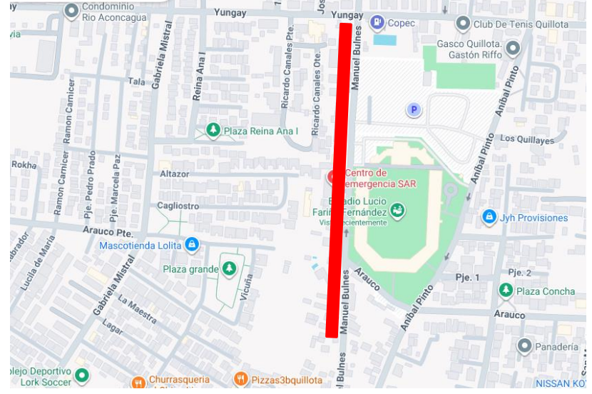 Expo Quillota 2025 ubicación locomoción buses