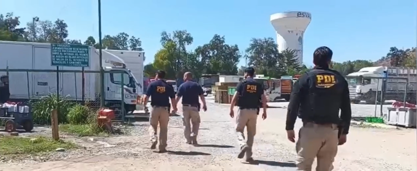 Operativo PDI en La Calera y Nogales