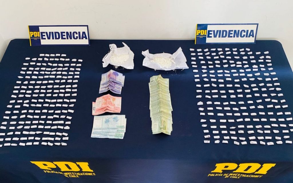 Detienen a pareja por microtráfico en Quillota