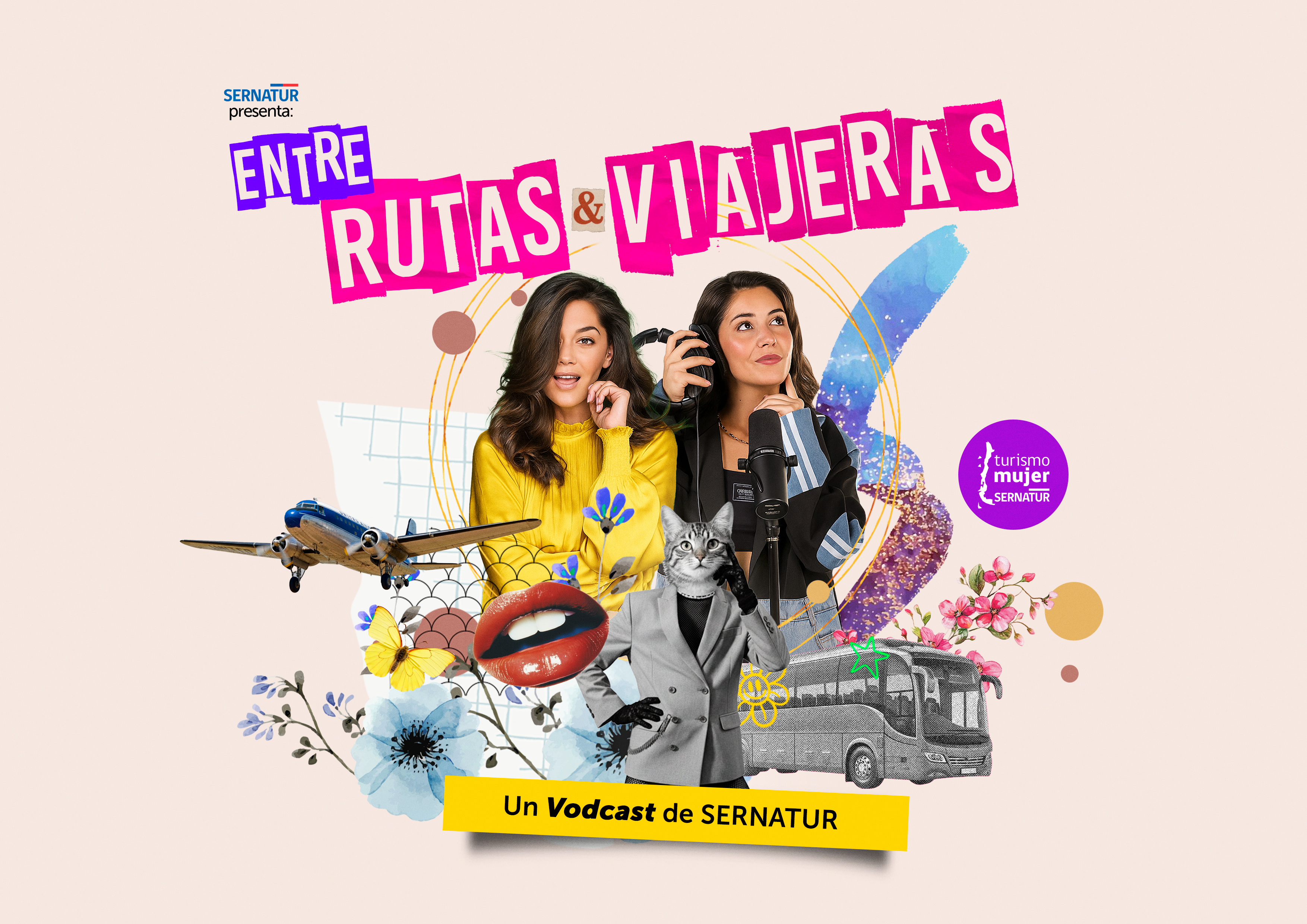 afiche rutas y viajeras