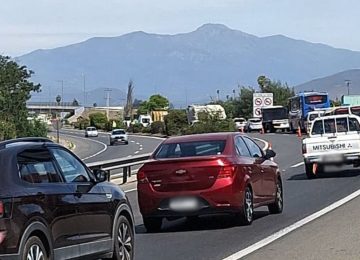 La Calera: Ciclista murió atropellado en la ruta 5 Norte