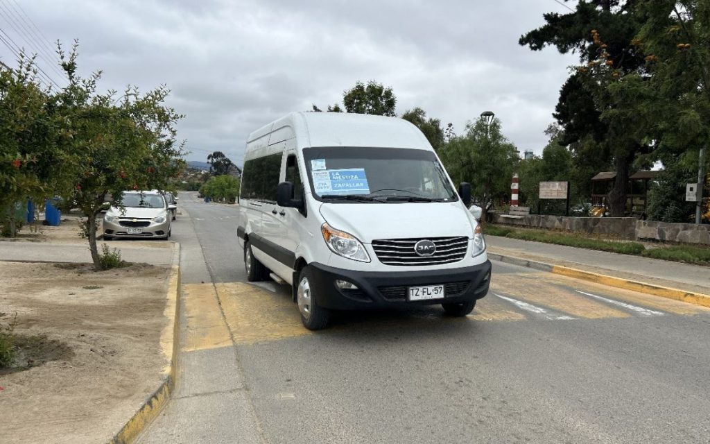 Parte nuevo servicio de transporte rural subsidiado en Zapallar
