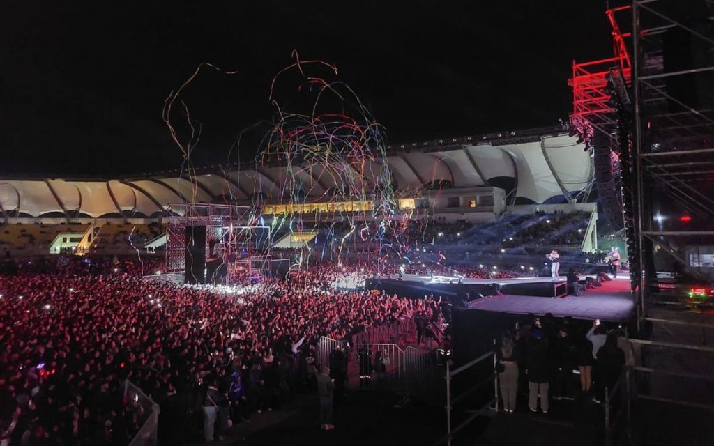 Público juvenil disfrutó la noche urbana de la Expo Quillota 2025