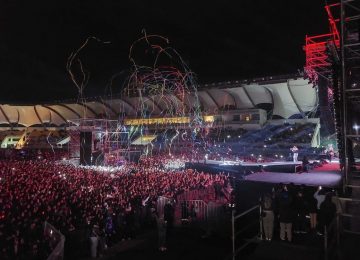 Público juvenil disfrutó la noche urbana de la Expo Quillota 2025