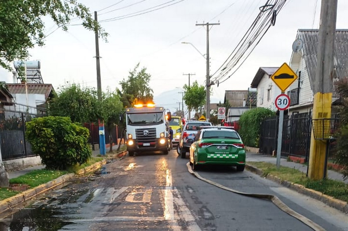 Una persona fallecida tras incendio en Quillota