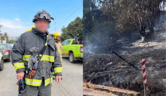 Bombero de La Cruz seguirá detenido: el miércoles lo formalizarán por incendio forestal
