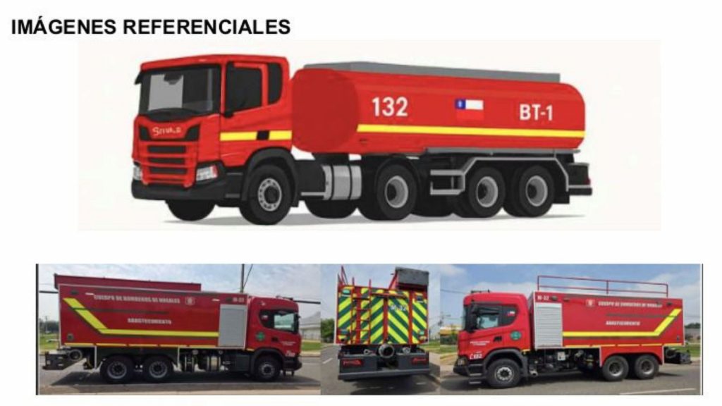 Bomberos de Quillota recibirán dos nuevos camiones aljibe