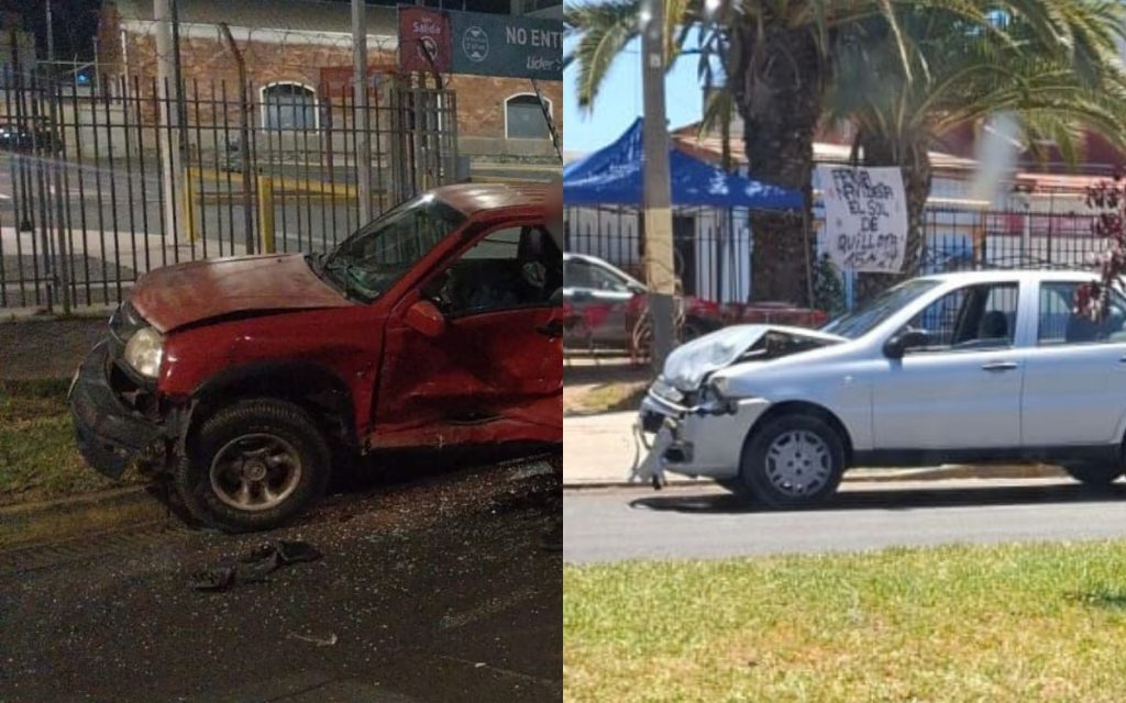 Diversos accidentes de tránsito se registraron en Quillota