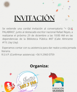 El afiche con el que la organización esta invitando al evento.